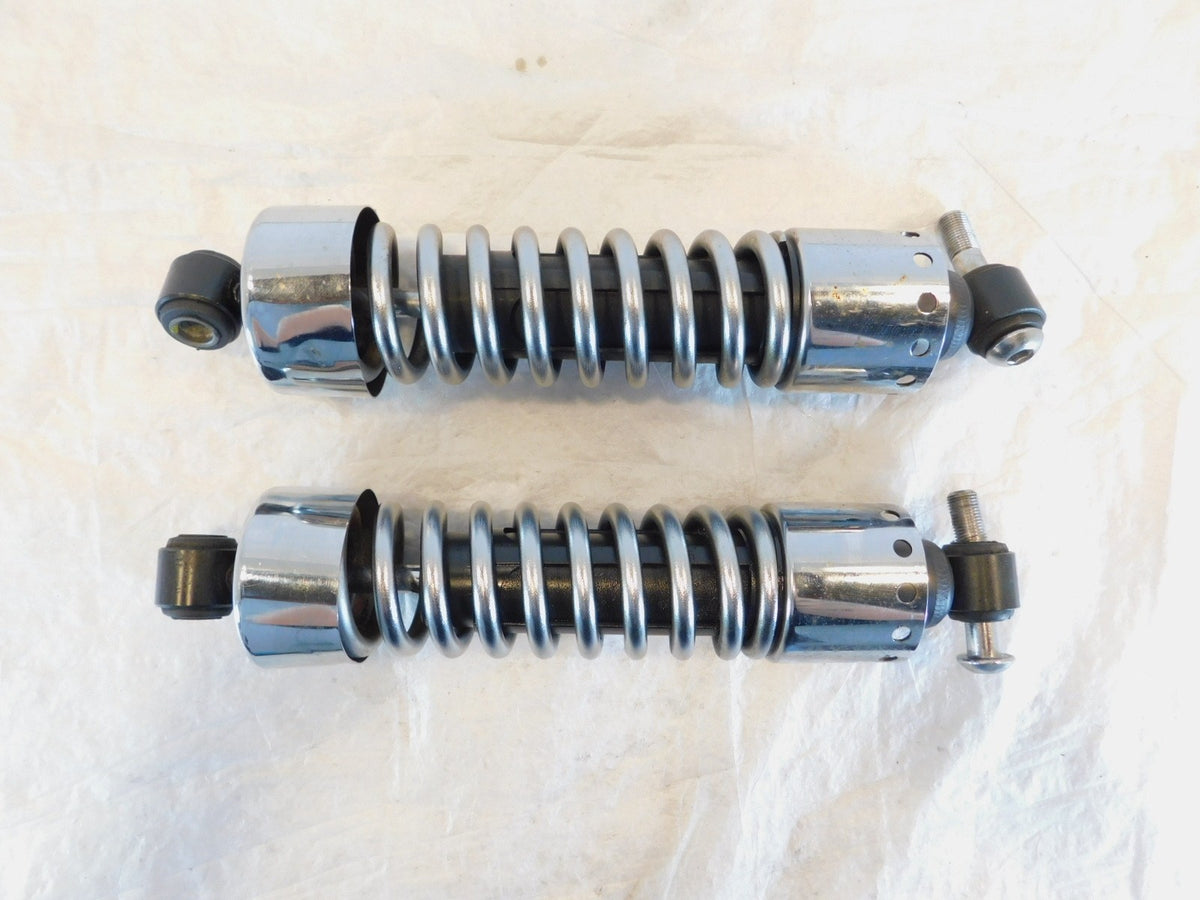 2001-2005 Harley Davidson Dyna FXDL Low Rider Chrome Rear Shock Absorbers - C3 Cycle