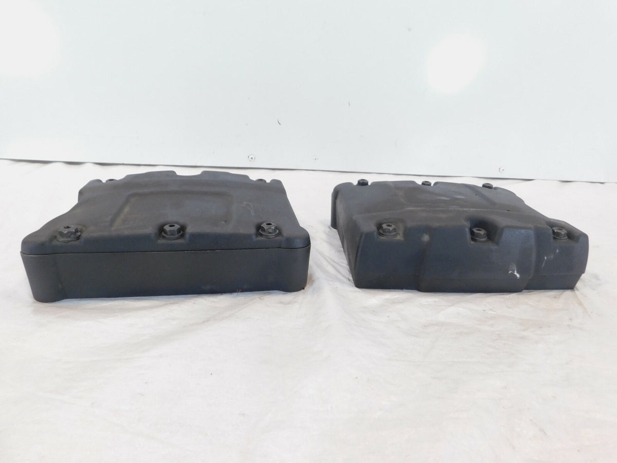 Harley Davidson Touring Dyna & Softail Black Wrinkle Cylinder Head Rocker Boxes - C3 Cycle