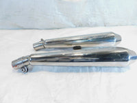 2015 & 2016 Triumph Thruxton 900 Left/Right Rear Exhaust Muffler Pipes - Dents - C3 Cycle