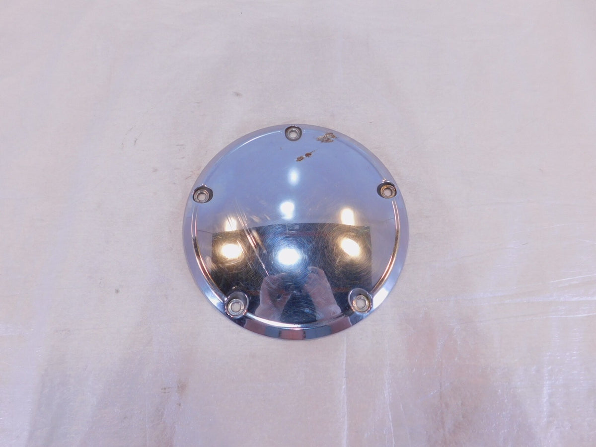 Harley Davidson Twin Cam Touring Dyna Softail Chrome Derby Clutch Cover 60668-99 - C3 Cycle