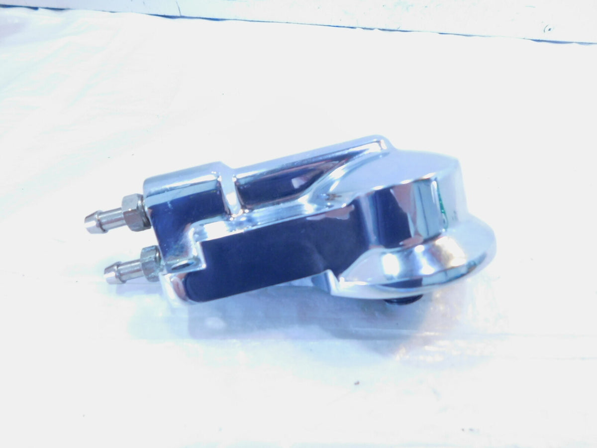 2001 Titan Phoenix ZRM ZSX Ultima Softail Engine Motor Chrome Oil Filter Mount - C3 Cycle