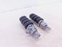 Harley Touring FXR Dyna Sportster & Softail Chrome & Rubber Footpegs Footrests - C3 Cycle
