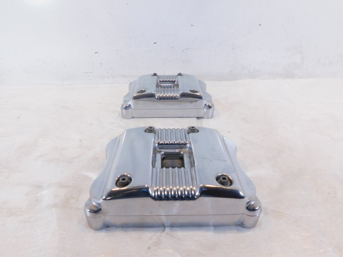Harley Davidson Sportster 883 & 1200 Chrome Cylinder Head Cover Rocker Boxes