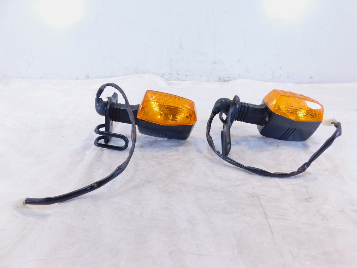 Pair Triumph Trident Trophy 900 & 1200 Rear Flasher Turn Signal Indicator Lights - C3 Cycle