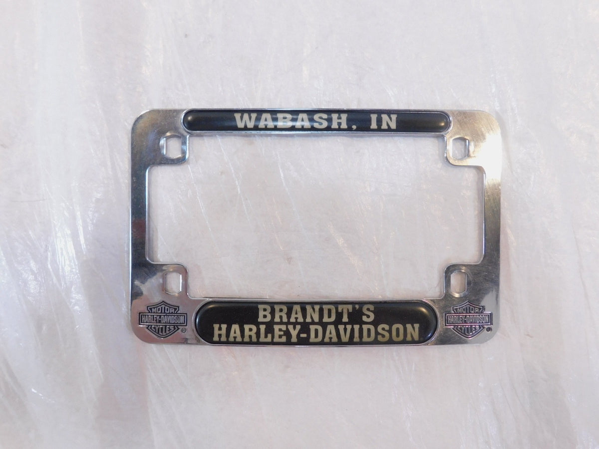 Harley Davidson Sportster Dyna FXR Softail Rear License Plate Cover Frame - C3 Cycle
