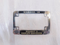 Harley Davidson Sportster Dyna FXR Softail Rear License Plate Cover Frame - C3 Cycle