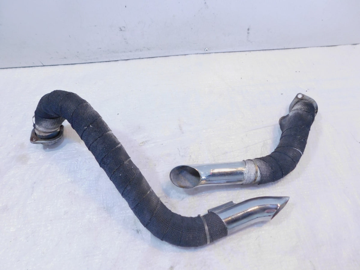 Harley Davidson Softail Heritage Custom Chrome Exhaust Pipe System - C3 Cycle