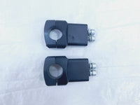 2012 Zero Motorcycle XU Black Upper/Lower Handlebar Riser Clamp Mount Brackets - C3 Cycle