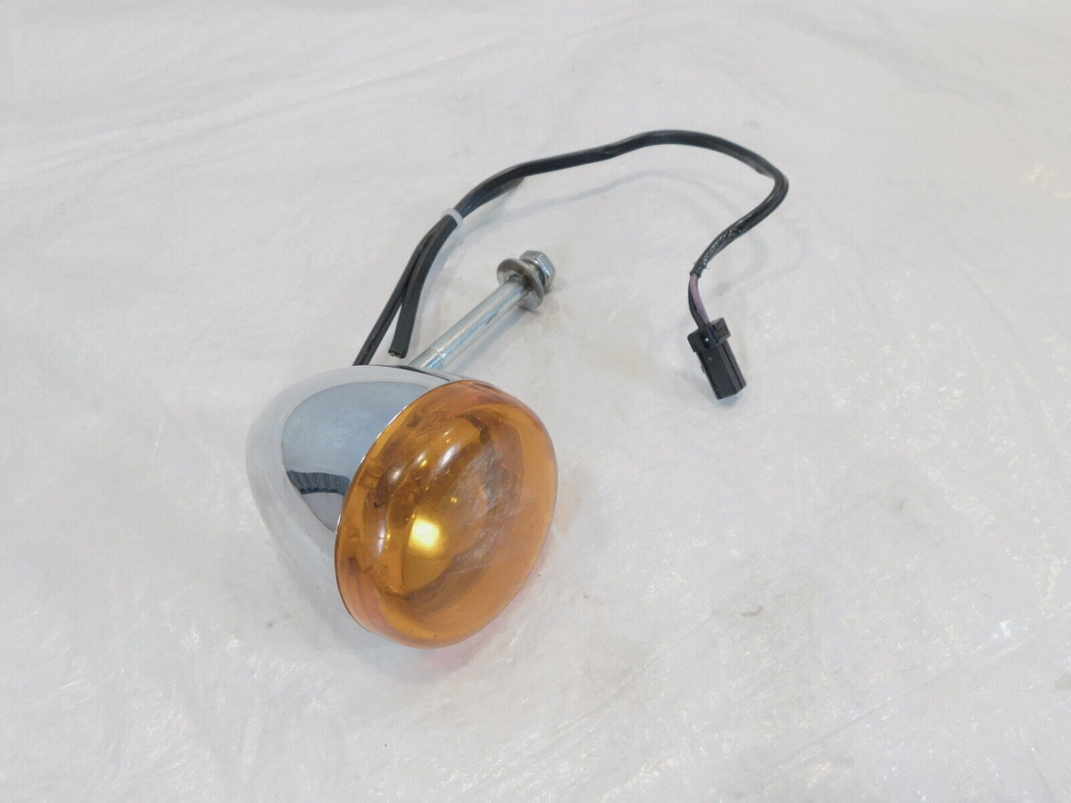 Harley Davidson Sportster Softail Dyna V-Rod Chrome Front Turn Signal Indicator - C3 Cycle