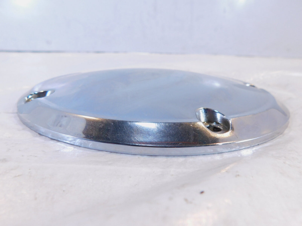 Harley Davidson Twin Cam Softail & Dyna Left Engine Chrome Derby Clutch Cover - C3 Cycle