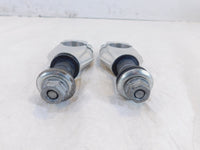 2012-2018 BMW F800 F800GT Silver Front Left Right Handlebar Riser Bracket Clamps - C3 Cycle