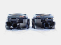 2006 2007 Victory Hammer Kingpin Jackpot & Vegas Black Cylinder Heads w/ Valves - C3 Cycle