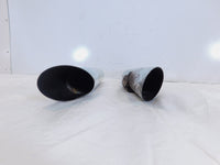Harley Davidson Dyna Super Glide Low Rider Chrome Exhaust Pipe Slashed Mufflers - C3 Cycle