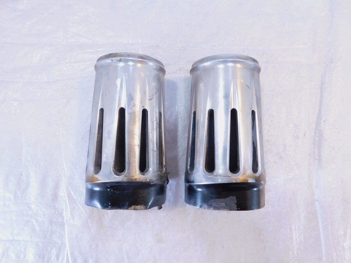 Harley TRoad King & Electra Glide & Softail Slotted Front Fork Slider Cover Tins - C3 Cycle