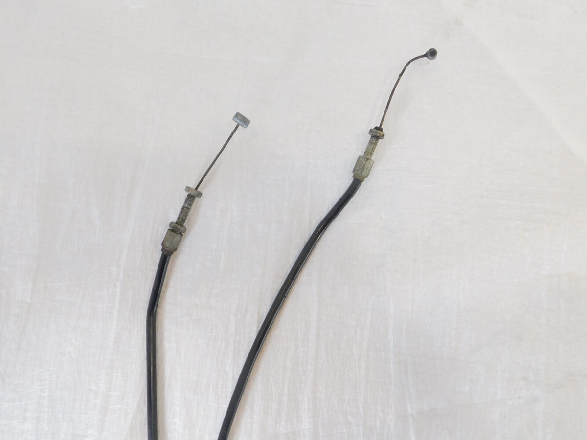 1978-1981 CX500 500 Deluxe Standard Front Handlebar Cables Throttle Open/Close - C3 Cycle
