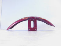 Harley Davidson Sportster 883 & 1200 Red Front Wheel Cover Fender - Bent - C3 Cycle