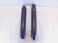 Harley Davidson Electra Road Street Glide Black Left Right Exhaust Pipe Mufflers