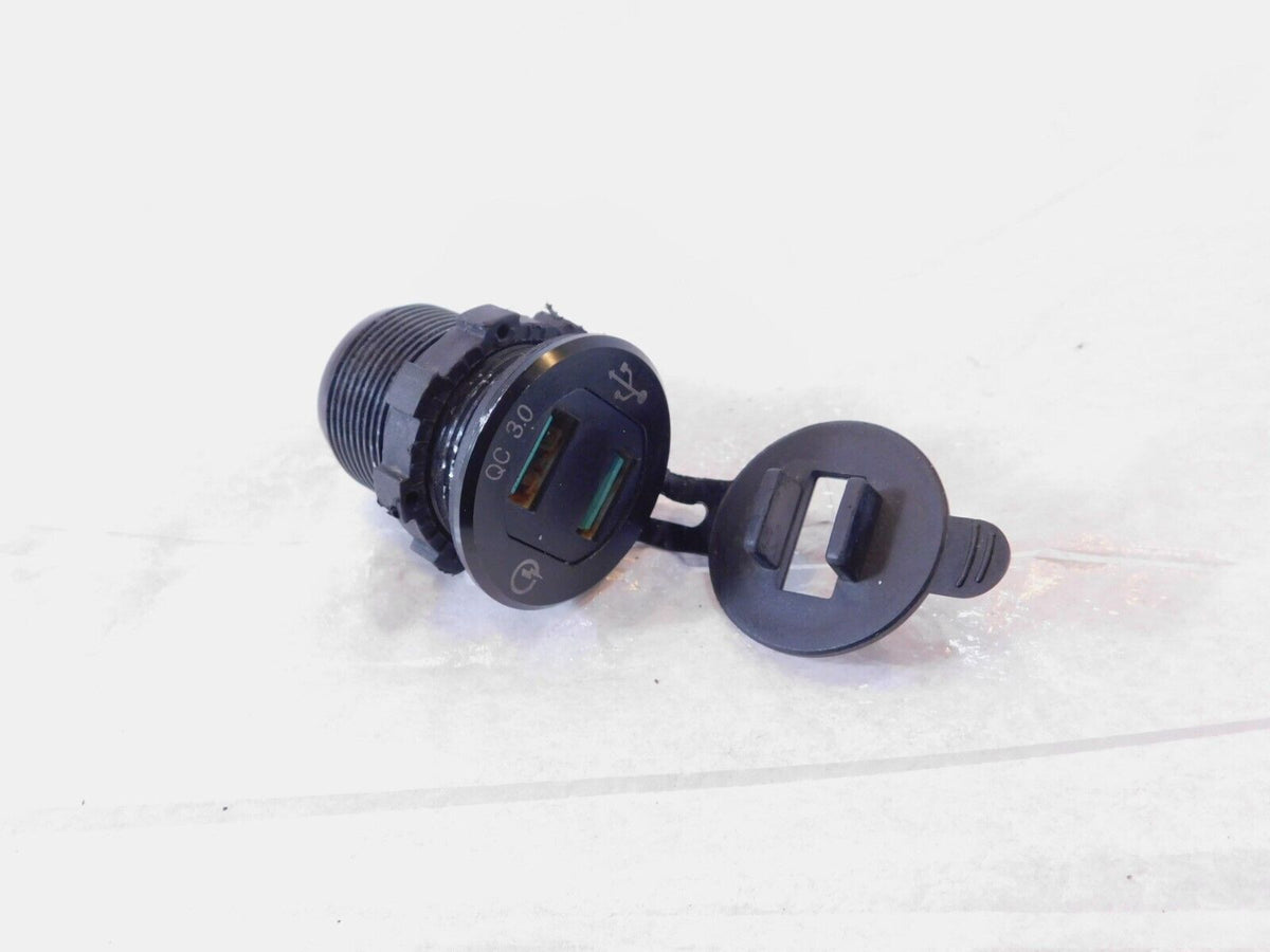 1988-2000 Honda Goldwing 1500 GL1500 Electrical Socket Dual USB Plug Voltmeter - C3 Cycle