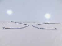 Harley Davidson Sportster 883 1200 Chrome Saddlebag Guard Rail Mount Brackets - C3 Cycle