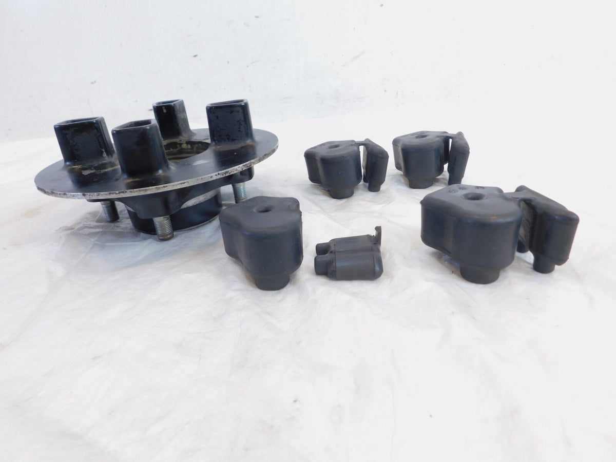 Honda CB650 Custom & Nighthawk 650 Black Rear Wheel Drive Hub Flange w/ Dampers - C3 Cycle