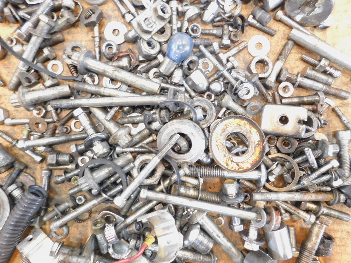 Harley Sportster 883 Hugger Custom Engine Nuts Bolts Brackets Parts Box Lot - C3 Cycle