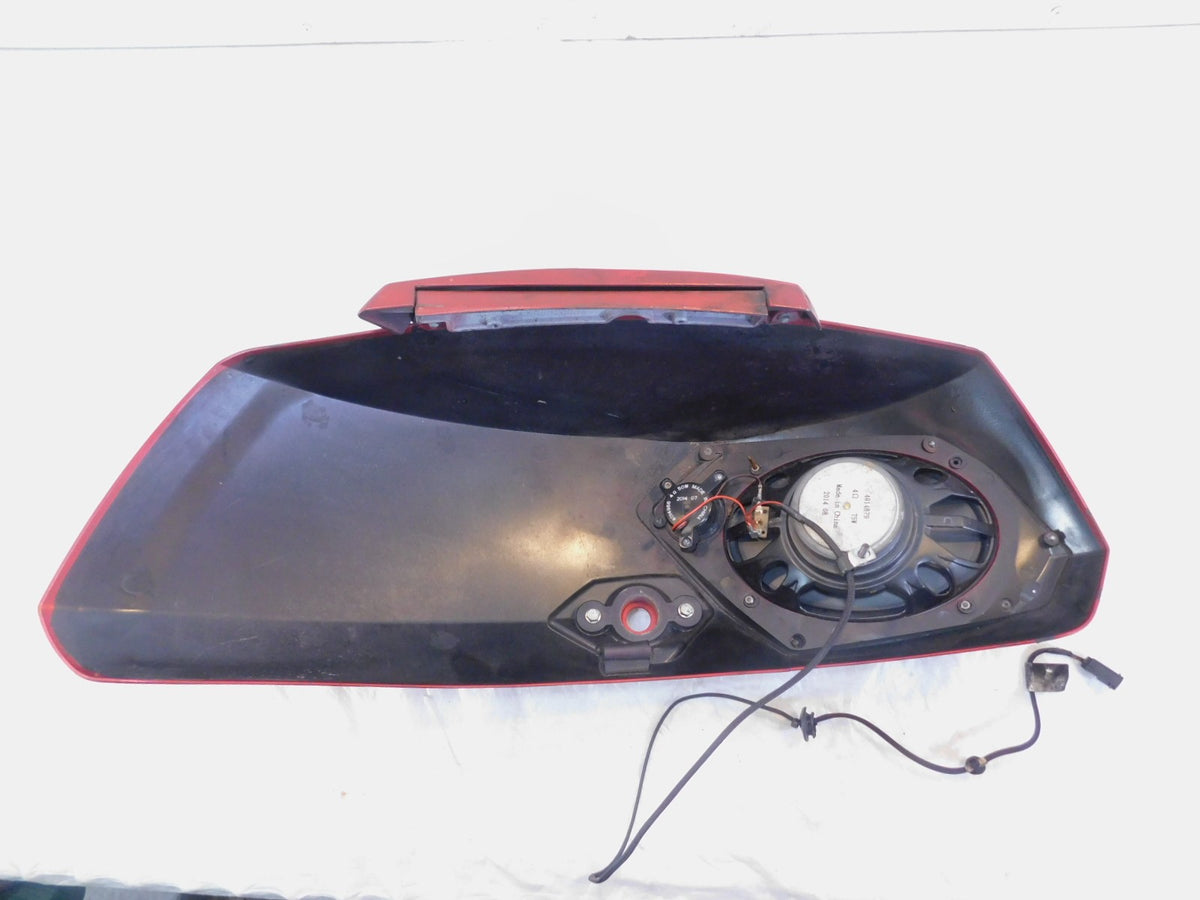 2015 Victory Magnum Red Rear Right Side Saddlebag Saddle Bag Speaker Cover Lid - C3 Cycle