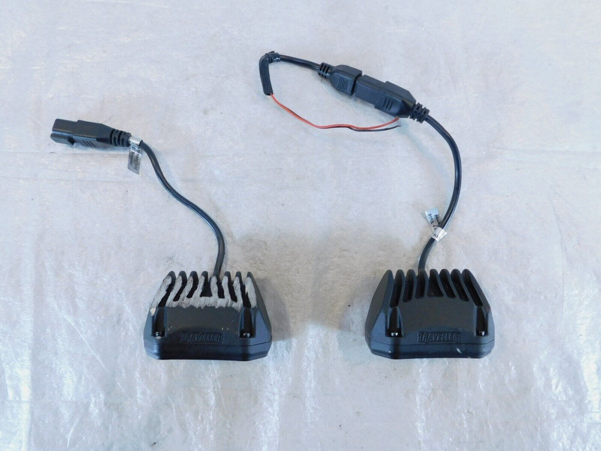 1998-01 Honda Interceptor VFR800 Traveller Front Left/Right White LED Fog Lights - C3 Cycle