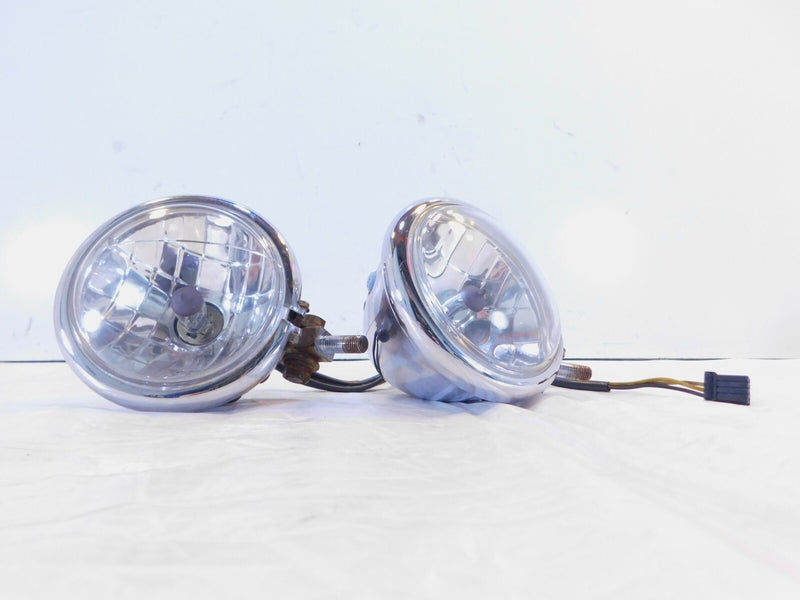 Harley Touring Road King Electra Glide Auxiliary Passing Fog Light Lamps -CUSTOM