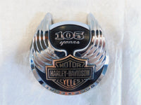 2008 Harley Davidson 105th Anniversary Road Glide Fuel Gas Petrol Tank Medallion - C3 Cycle