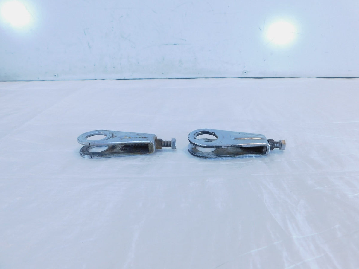 Honda CB450K CB450 Super Sport CL450 Rear Back Wheel Chain & Axle Adjuster Set - C3 Cycle
