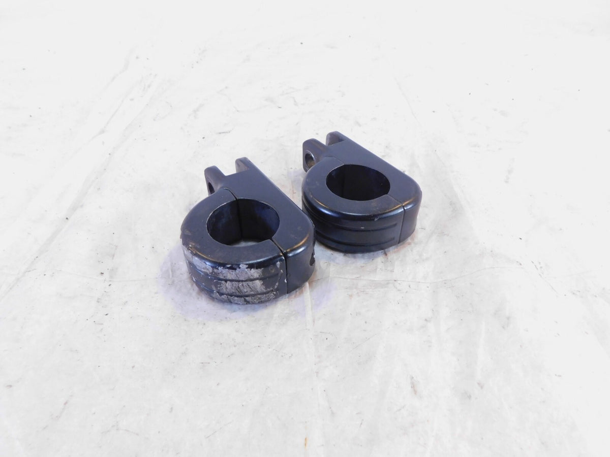 Harley Electra Glide & Road King Highway Footrest Footpeg Mount Bracket Clamps - C3 Cycle