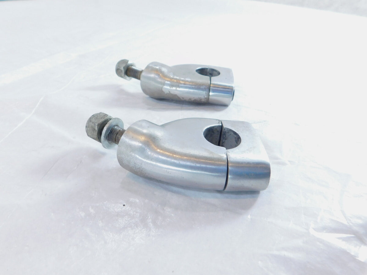 2002 MZ Skorpion Tour MZ660 660 Left/Right Handlebar Riser Mount Bracket Clamps