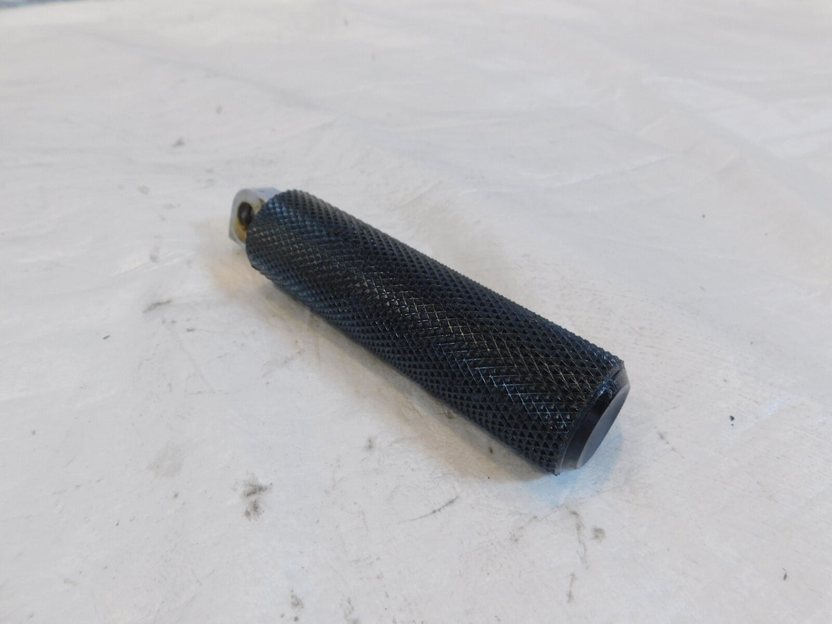 Harley Davidson Touring Dyna Sportster & Softail Black Metal Footpeg Footrest - C3 Cycle