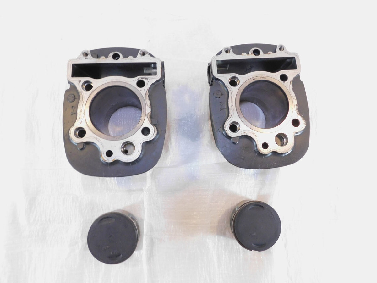 04-16 Yamaha V-Star 650 XVS650 OEM Engine Motor Cylinder Jug Barrels w/ Pistons - C3 Cycle