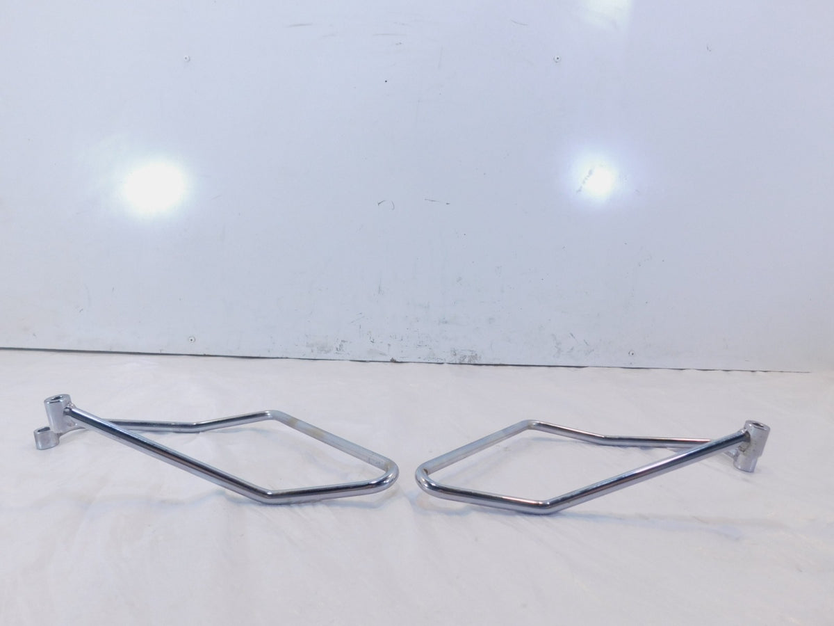1994-2003 Harley Davidson Sportster 883 1200 Chrome Saddlebag Guard Rail Bars - C3 Cycle