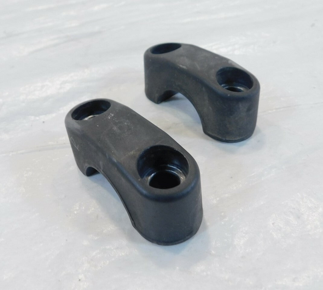 97-09 BMW K1200LT 1200 LT Black Upper Triple Tree Handlebar Riser Bracket Stays - C3 Cycle