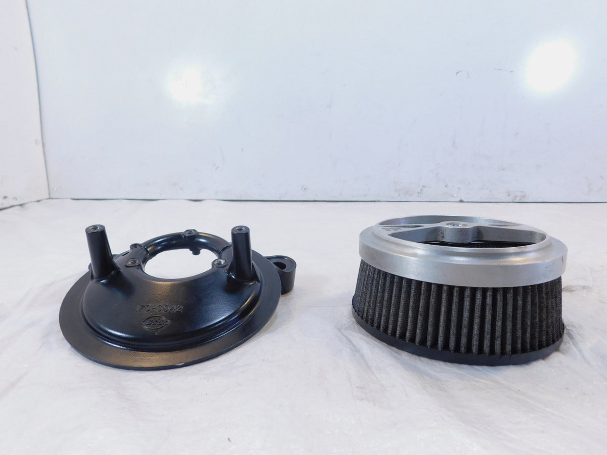 Indian Gilroy 99-01 Chief & 99-03 Scout & Spirit S&S Air Intake Cleaner w/ Cover - C3 Cycle
