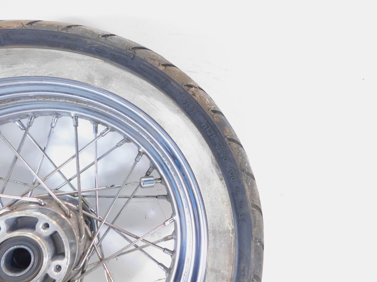 Harley-Davidson Touring Electra Glide & Road King Chrome Laced Front Wheel Rim - C3 Cycle
