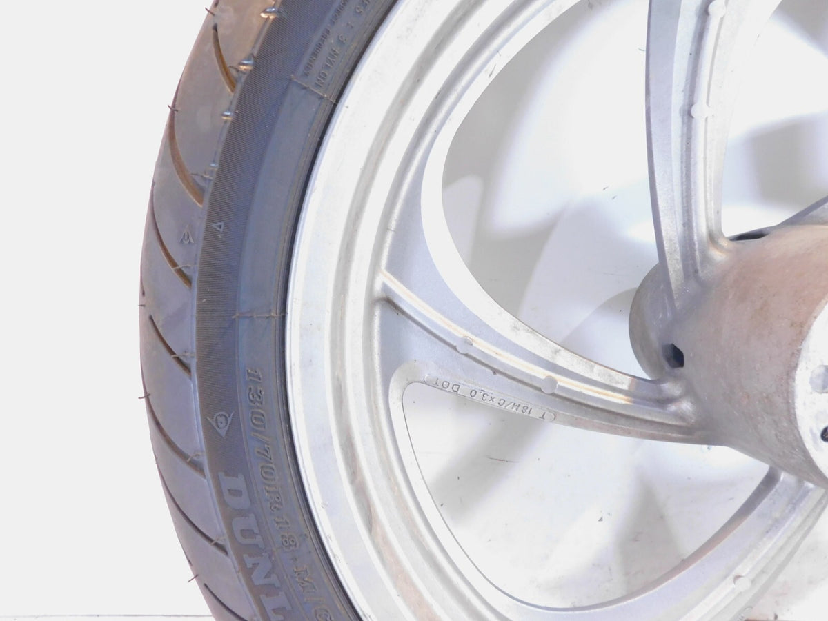 2008-2009 Victory Vision Touring Silver Cast Front Wheel Rim with Tire - C3 Cycle