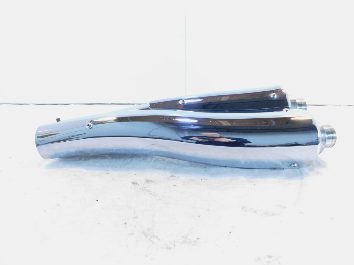 Harley Davidson V-Rod VRod VRSC VRSCA Chrome Exhaust Collector Auxiliary Volume - C3 Cycle
