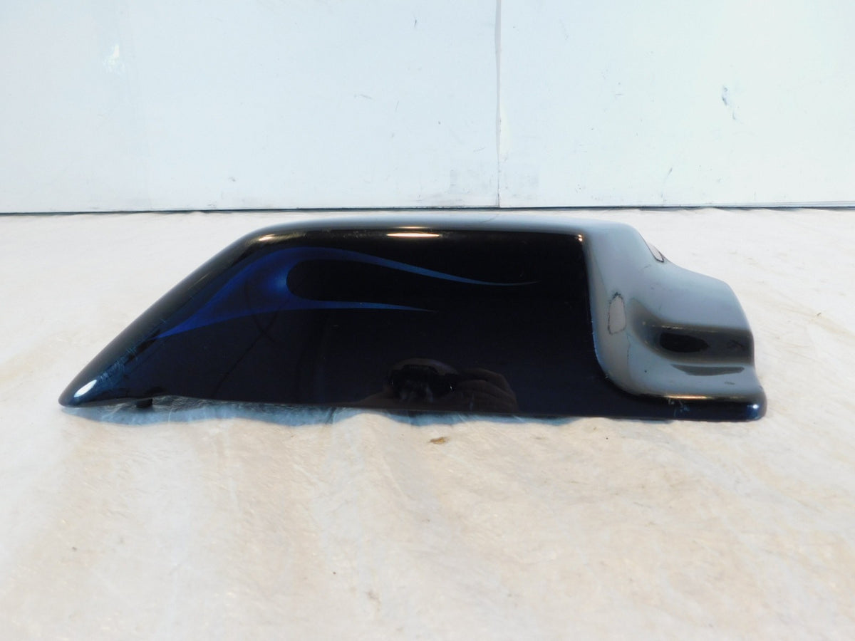 Harley Road Glide & Electra Glide Ultra Classic Right Blue Flames Side Cover - C3 Cycle
