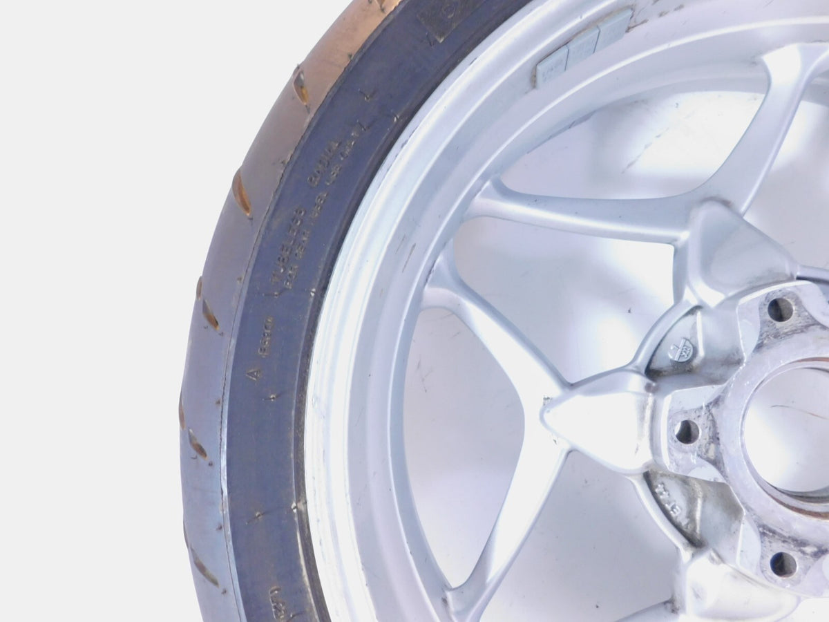 2005-2013 BMW R1200RT R1200ST R1200 RT ST R900RT Silver Back Rear Wheel & Tire - C3 Cycle