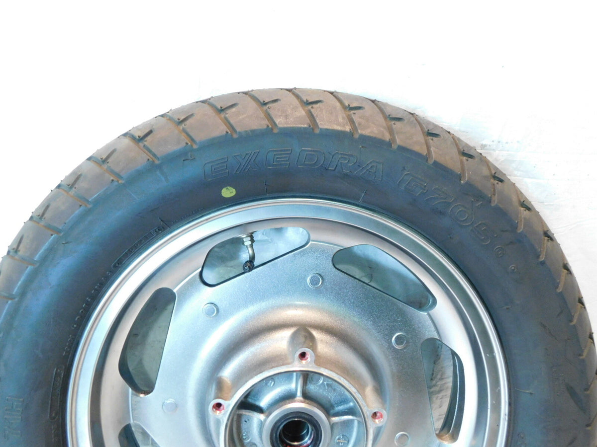 Kawasaki Vulcan VN1600 Nomad 1600 Classic OEM Silver Front Cast Wheel Rim & Tire - C3 Cycle