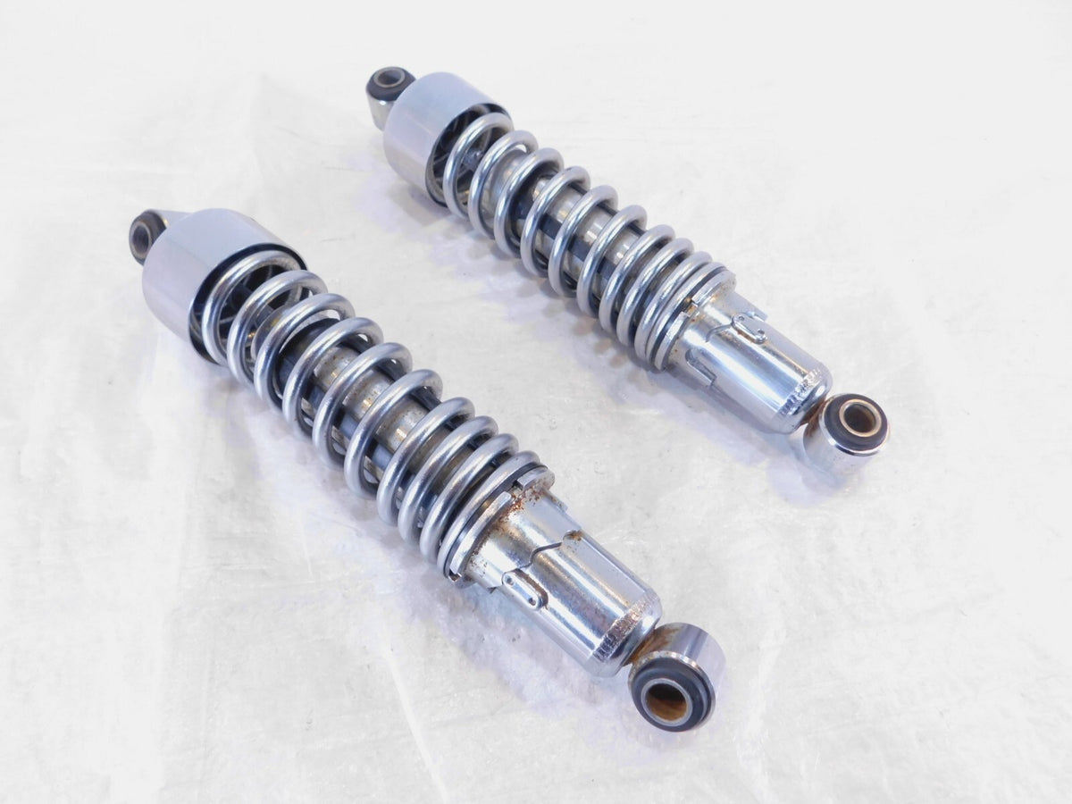 Harley Davidson Sportster 883 & 1200 11 1/2" Chrome Low Rear Shock Absorbers - C3 Cycle