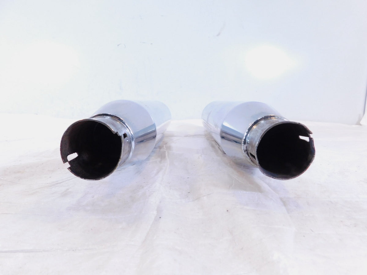 Harley Davidson Dyna Super Glide Low Rider Chrome Exhaust Header Pipe Mufflers - C3 Cycle