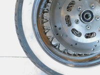 Harley Davidson EVO Touring Electra Glide Chrome Laced Front Wheel Rim & Tire - C3 Cycle