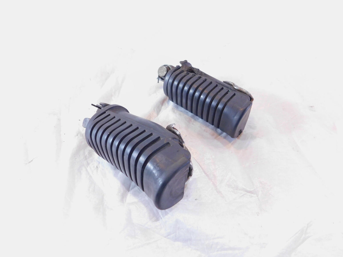 1983 83 Honda GL650 Silverwing 650 Front Driver Black Footpeg Peg Footrests - C3 Cycle