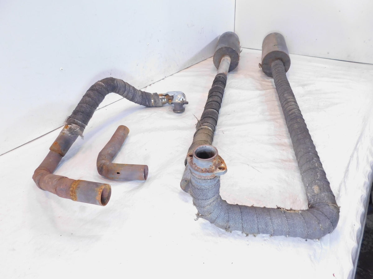 Yamaha VStar 650 XVS650 Custom Classic Silverado Exhaust Mufflers & Header Pipes - C3 Cycle