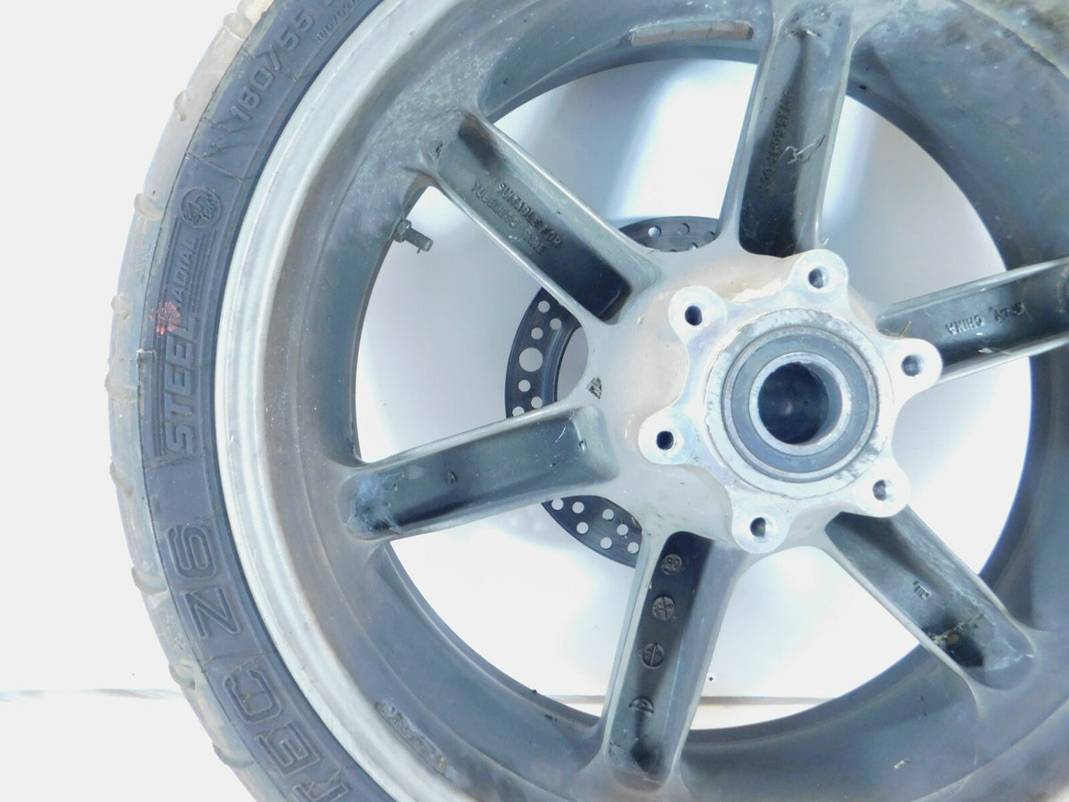 2007-2009 Buell XB XB12 XB12X Ulysses Cast 6 Spoke Rear Wheel Rim Tire & Rotor - C3 Cycle