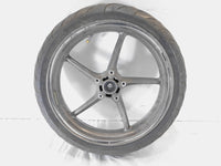 2006-2016 Triumph Daytona 675 Spoked Front Wheel Rim & Tire 3.5" x 17" - Cracked - C3 Cycle